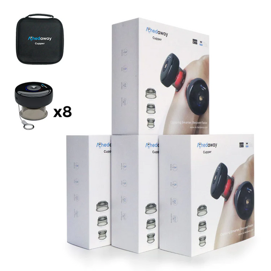 Achedaway Cupper - The Smart Cupping Therapy Massager (4 Pairs)